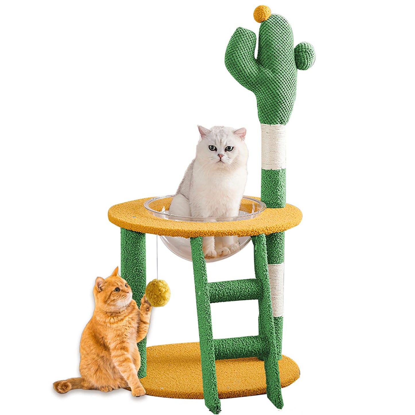 Green Cactus Kitten Cat Tree