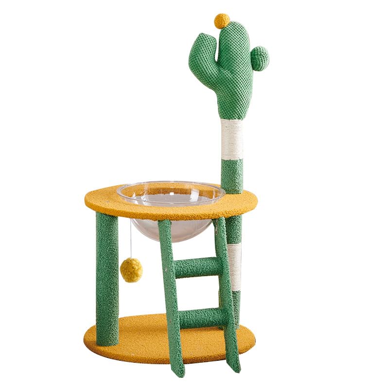 Green Cactus Kitten Cat Tree